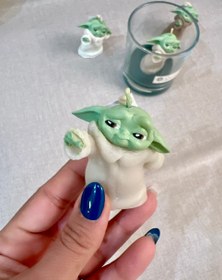 تصویر Baby yoda candles 