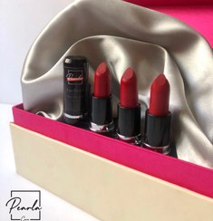 تصویر رژلب قرمز کلاسیک پِرلا Lipstick