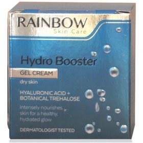 تصویر ژل کرم آبرسان پوست خشک هیدرو بوستر رینبو 50 میل Hydro booster rainbow dry skin moisturizing cream gel 50 ml