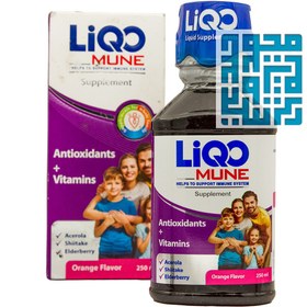 تصویر شربت لیکو میون ابیان فارمد 250 میلی لیتر Abian Pharmed Liqo Mune Syrup 250 ml