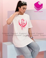 تصویر لانگ زنانه طرح گل و ماه نخ پنبه کد 1031