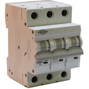 تصویر فیوز مینیاتوری سه فاز 63 آمپر 6KA تیپ C کاوه 