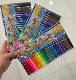 تصویر ماژیک ۲۴ رنگ قلمی 