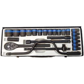 تصویر جعبه بکس 24 پارچه مشکی 6 پر درایو 12 اس جی تی تولز SGT TOOLS 