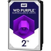 تصویر هارددیسک اینترنال وسترن دیجیتال مدل Purple WD20PURZ ظرفیت 2 ترابایت 