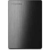 تصویر هارد اکسترنال توشیبا Canvio Black 500GB ا TOSHIBA Canvio Slim 500GB USB3 Black External HDD TOSHIBA Canvio Slim 500GB USB3 Black External HDD
