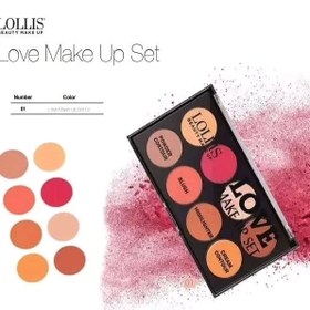 تصویر _پالت LOVE Make Up set LOLIIS ست آرایش عشق LOVE MAKE UP SET LOLIIS