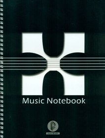 تصویر دفتر نت سیمی 100 برگ 5 خط سرود کد 01 