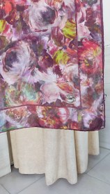 تصویر روسری مجلسی کرپ حریر 