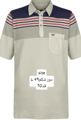 تصویر تیشرت یقه دار 