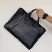 تصویر فولدر چرم طبیعی سپند دسته دار 