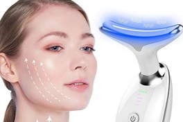 تصویر ماساژور EMS لیفت صورت و گردن جوانسازی و سفت‌کننده پوست 