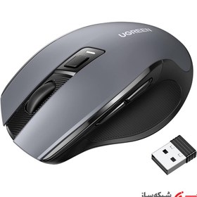 تصویر ماوس بی سیم یوگرین 90855 MU006 بی صدا Ugreen MU-006 Wireless Optical Mouse / 90855