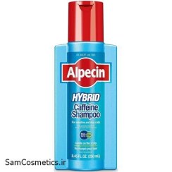 تصویر شامپو ضد ریزش و آبرسان آلپسین مدل هیبرید کافئین حجم ۲۵۰ میلی لیتر 