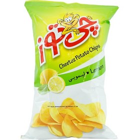 تصویر چیپس لیمویی چی توز مقدار 60 گرم ا Cheetoz Lemon Potato Chips 60gr Cheetoz Lemon Potato Chips 60gr