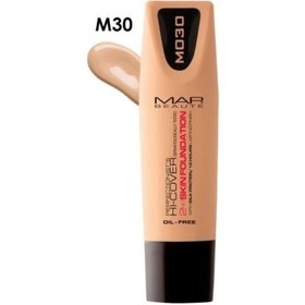 تصویر کرم پودر مپ بوته مدل Hi Cover شماره M030 Map Beaute M030 Hi Cover Foundation 30ml