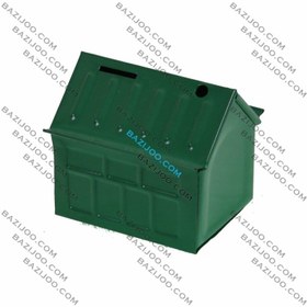 تصویر قلک فلزی کلبه 