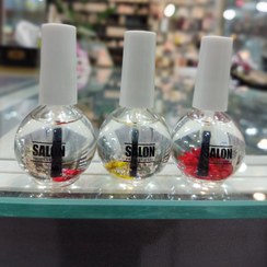 تصویر روغن کوتیکول ناخن 15 میل گلدار سالن Salon nail cuticle oil 15 ML with flower - Salon
