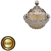 تصویر قندان شیشه و بلور اصفهان مدل یاقوت کد SH-130 