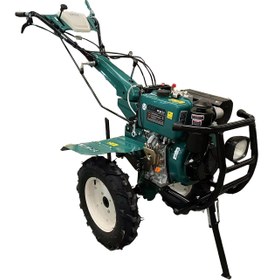 تصویر تیلر روتیواتور10 اسب دیزلی استارتی GOLF GARDEN مدل SC135ZE Tiller cultivator10HP-GOLF GARDEN