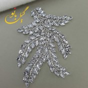 تصویر پنل نگینی برگی 