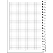 تصویر دفتر شطرنجی 50 برگ 