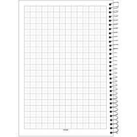 تصویر دفتر شطرنجی 50 برگ 