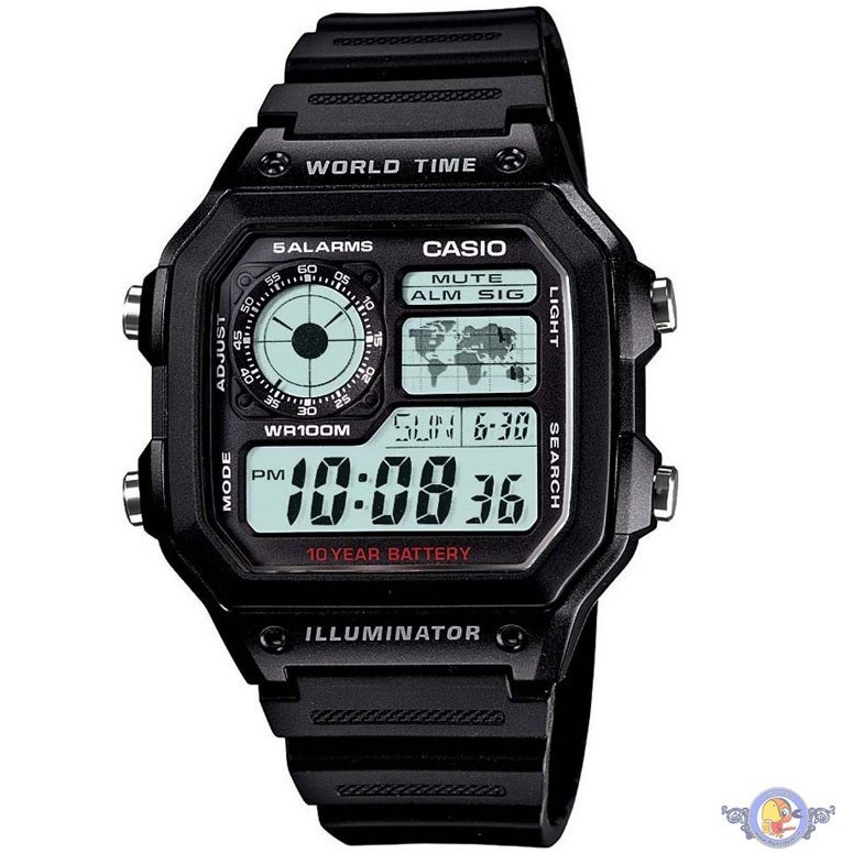 Casio analog illuminator online watch