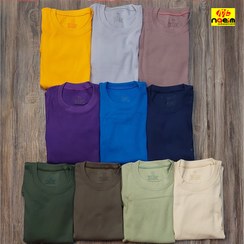 تصویر بلوز پنبه سوپر مردانه تکرنگ ساده سایز 2xl-4xl 