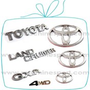 تصویر ست کامل آرم های تویوتا Toyota + هدیه ماشین اسپرت 