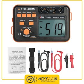 تصویر تستر مقاومت عایقی ویکتور مدل +VC60B Victor VC60B Insulation Tester