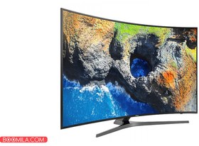 تصویر تلویزیون ال ای دی هوشمند خمیده سامسونگ مدل 65NU7950 سایز 65 اینچ Samsung 65NU7950 Curved Smart LED TV 65 Inch