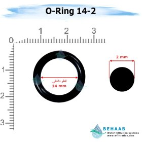 تصویر اورینگ تصفیه آب - قطر 14 ضخامت 2 ا Water Connector O-Ring 14-2 Water Connector O-Ring 14-2