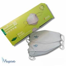 تصویر جعبه 25 عددی ماسک تنفسی سه بعدی رسپی ریما (3D-Type Large-Sized RespiMask Face Mask)