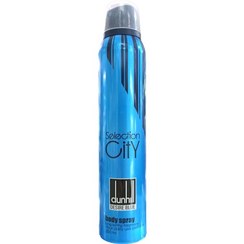 تصویر اسپری خوشبو کننده بدن مردانه Dunhill حجم 200میل سلکشن سیتی Selection City Body Spray Dunhill For Men 200ml