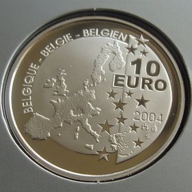 تصویر سکه 10 یورویی تن تن ، یادبود 75 سالگی 