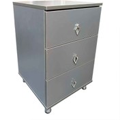 تصویر فایل سه کشو طوسی 