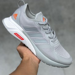 تصویر کتونی آدیداس کلاودفوم طوسی Adidas Cloudfoam 