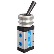 تصویر شیر دستی سه راهه دو حالته اهرم دستی سایز 1/8 