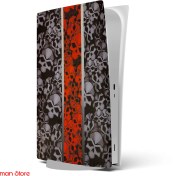 تصویر برچسب اسکین پلی استیشن ۵ طرح اسکلت 