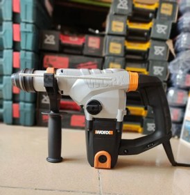 تصویر دریل تخریب گیربکسی 7 کیلو ورکس 1250 وات Worx WX333 Worx WX333 Rotary Hammer Drill 1250W