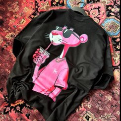 تصویر تیشرت پلنگ صورتی سایز ۲ ایکس لارج 