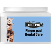 تصویر پد انگشتی تمیزکننده دندان سگ و گربه گلد پد GOLD PAD 