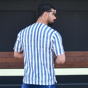 تصویر تیشرت مردانه یقه کوبایی کد 13132 Men's t-shirt with Cuban collar, code 13132