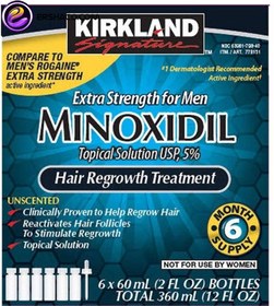 تصویر درمان رشد مجدد مو با ماینوکسیدیل برند kirkland signature Minoxidil Hair Regrowth Treatment