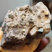 تصویر سنگ پیریت مکعبی کلکسیونی 