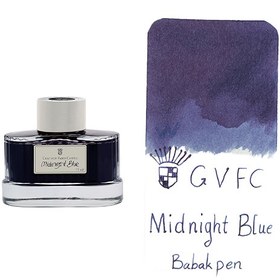 تصویر جوهر خودنویس گرافون فابرکاستل آبی نیمه شب ۱۴۱۰۰۷ GRAF VON FABER-CASTELL Midnight Blue 