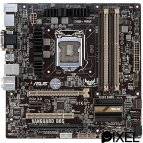 تصویر مادربرد ایسوس INTEL سوکت 1150 مدل ASUS VANGUARD B85 DDR3 استوک 
