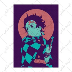 تصویر راگ تافتینگ انیمه طرح کامادو تانجیرو 