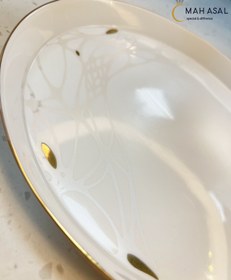 تصویر سرویس آرکوپال 6 نفره گلدن اوپال مدل استراکچر طلا 